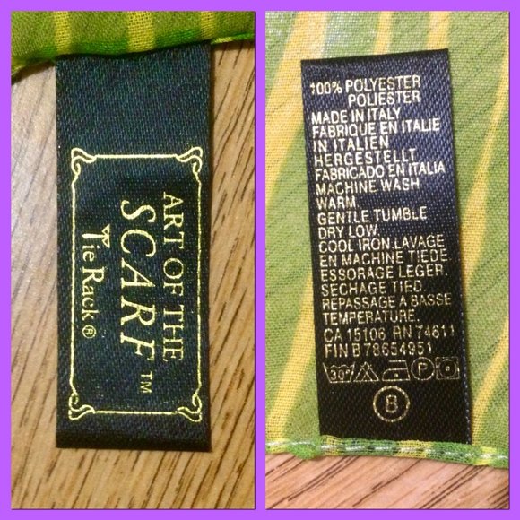 Bright Semi Sheer Scarf_083 - Picture 3 of 6